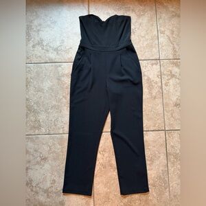 Express Sweetheart Strapless Jumpsuit